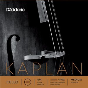 Cuerda cello D'Addario Kaplan Solutions KS512 2ª Re Medium 4/4