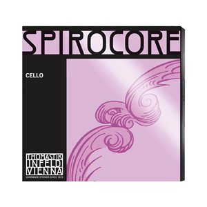 Cuerda cello Thomastik Spirocore S28AW 3ª Sol plata Light 4/4