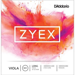 Cuerda viola D'Addario Zyex DZ412ALM 2ª Re Long, Medium