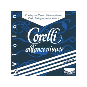 Cuerda violín Corelli Alliance Vivace 803M 3ª Re Medium 4/4
