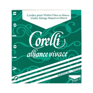Cuerda violín Corelli Alliance Vivace 821ML 1ª Mi Bola Medium-Light 4/4