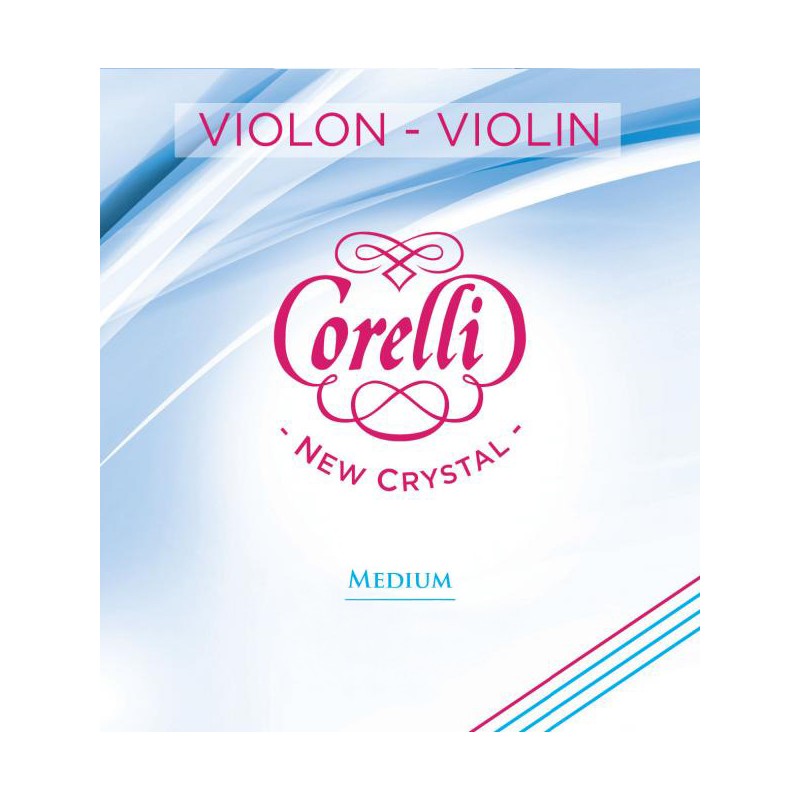 Cuerda violín Corelli Crystal 1ª Mi Bola Medium 1/2