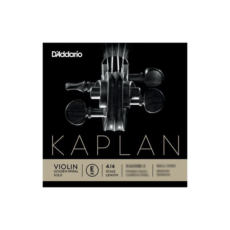 Cuerda violín D'Addario Kaplan Golden Spiral K420B-3 1ª Mi bola Medium 4/4