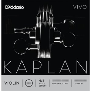 Cuerda violín D'Addario Kaplan Vivo KV313 3ª Re Light 4/4