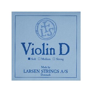 Cuerda violín Larsen 3ª Re plata Soft 4/4