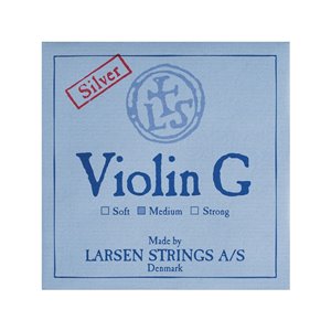 Cuerda violín Larsen 4ª Sol plata Medium 4/4