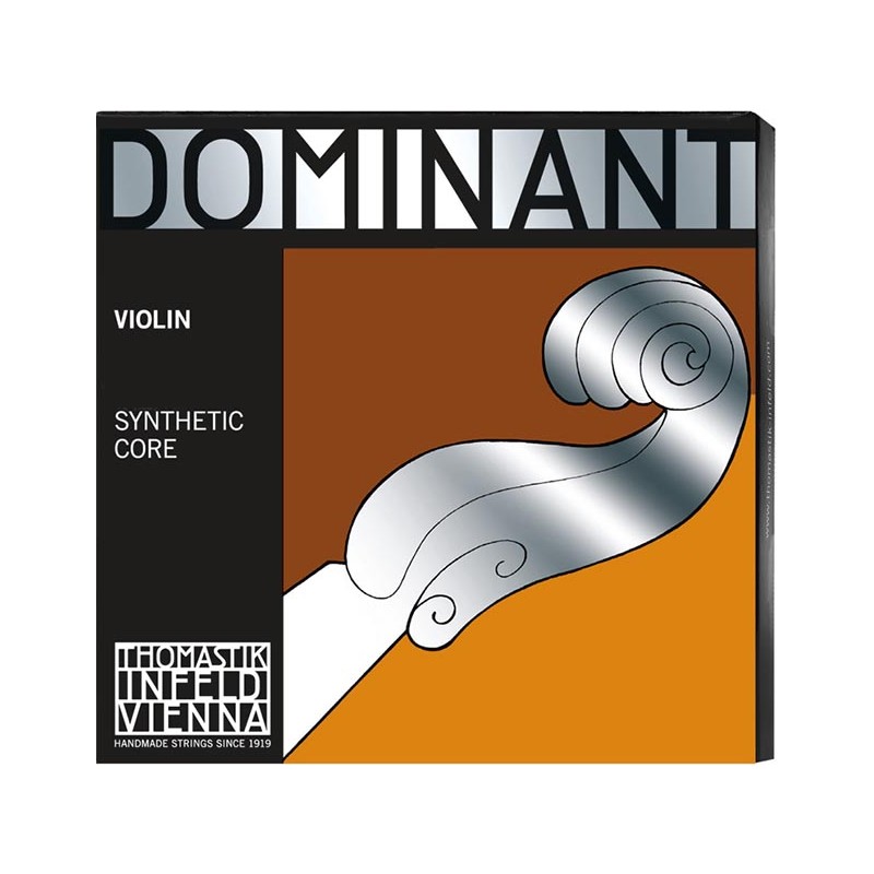 Cuerda violín Thomastik Dominant 129W 1ª Mi Bola acero-cromo Light 4/4