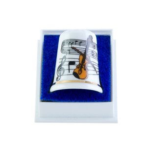 Dedal porcelana violín