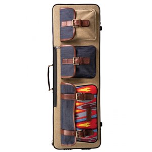 Estuche violín Bam Ikat Nashville rectangular gris/beige IKAT2001SCA 4/4