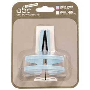 Guía para arco violín ABC corrector 1/4-1/16 azul