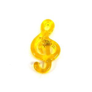 Imán amarillo clave de sol