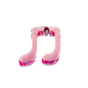 Imán rosa doble corchea