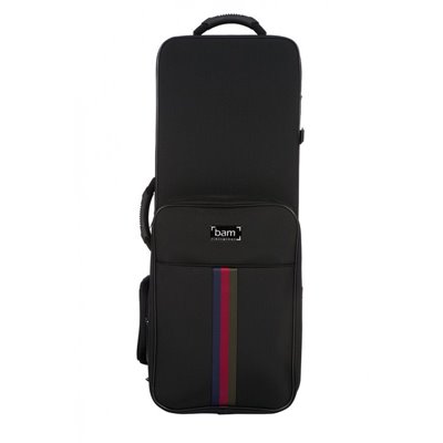 MP-0035 Estuche Bam para dos boquillas de clarinete Sib, La, saxo alto o soprano