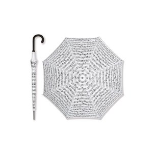 Paraguas blanco pentagrama