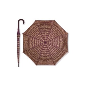 Paraguas burdeos pentagrama