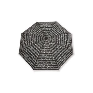 Paraguas plegable negro pentagrama