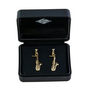 Pendientes saxo dorado