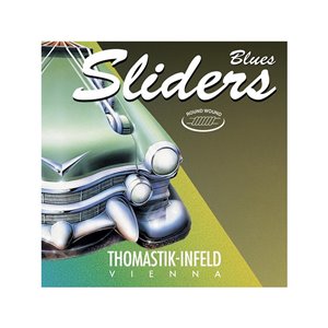 Set de cuerdas guitarra eléctrica Thomastik Blues Sliders SL110 medium light