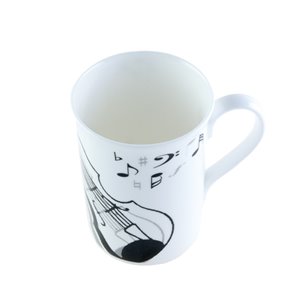 Taza porcelana violín