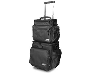 U9679BL/OR - ULTIMATE SLINGBAG TROLLEY SET DELUXE BLACK, ORANGE INSIDE