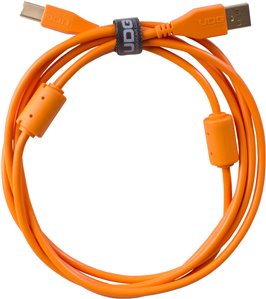 U95002OR - ULTIMATE AUDIO CABLE USB 2.0 A-B ORANGE STRAIGHT 2M