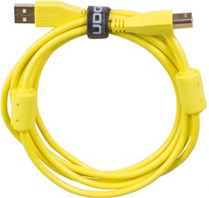 U95003YL - ULTIMATE AUDIO CABLE USB 2.0 A-B YELLOW STRAIGHT 3M