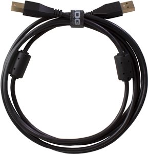 U95003BL - ULTIMATE AUDIO CABLE USB 2.0 A-B BLACK STRAIGHT  3M