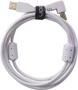 U95006WH - ULTIMATE AUDIO CABLE USB 2.0 A-B WHITE ANGLED 3M