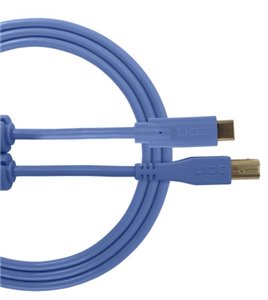 U96001LB - ULTIMATE AUDIO CABLE USB 2.0 C-B BLUE STRAIGHT 1,5M