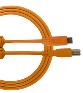 U96001OR - ULTIMATE AUDIO CABLE USB 2.0 C-B ORANGE STRAIGHT 1,5M
