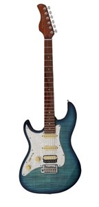 SIRE GUITARS S7 FM TBL TRANS BLUE LEFTHAND