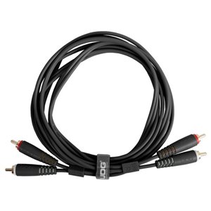 UDG U97001BL - ULTIMATE AUDIO CABLE SET RCA-RCA STRAIGHT BLACK
